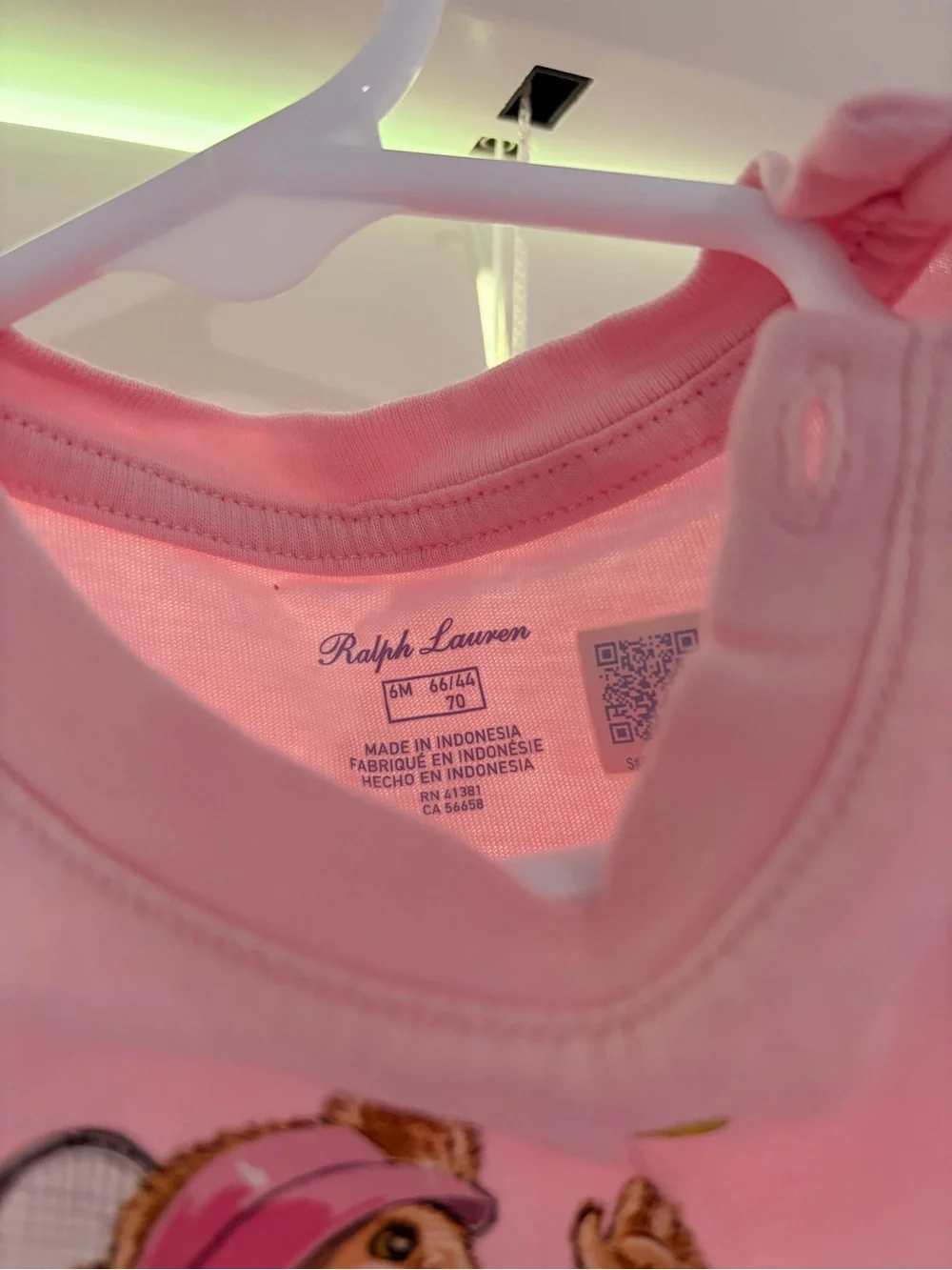 Ralph Lauren Tennis Bear Graphic